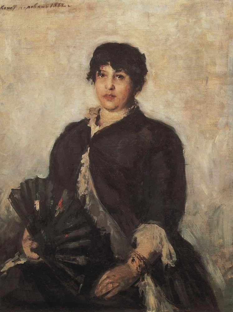 Konstantin Korovin - 106, Ritratto di Olga Alyabyeva, Galleria Tretyakov, Mosca